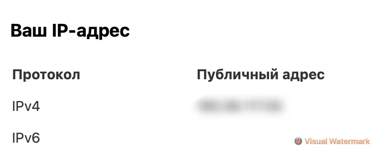 мой IP-адрес