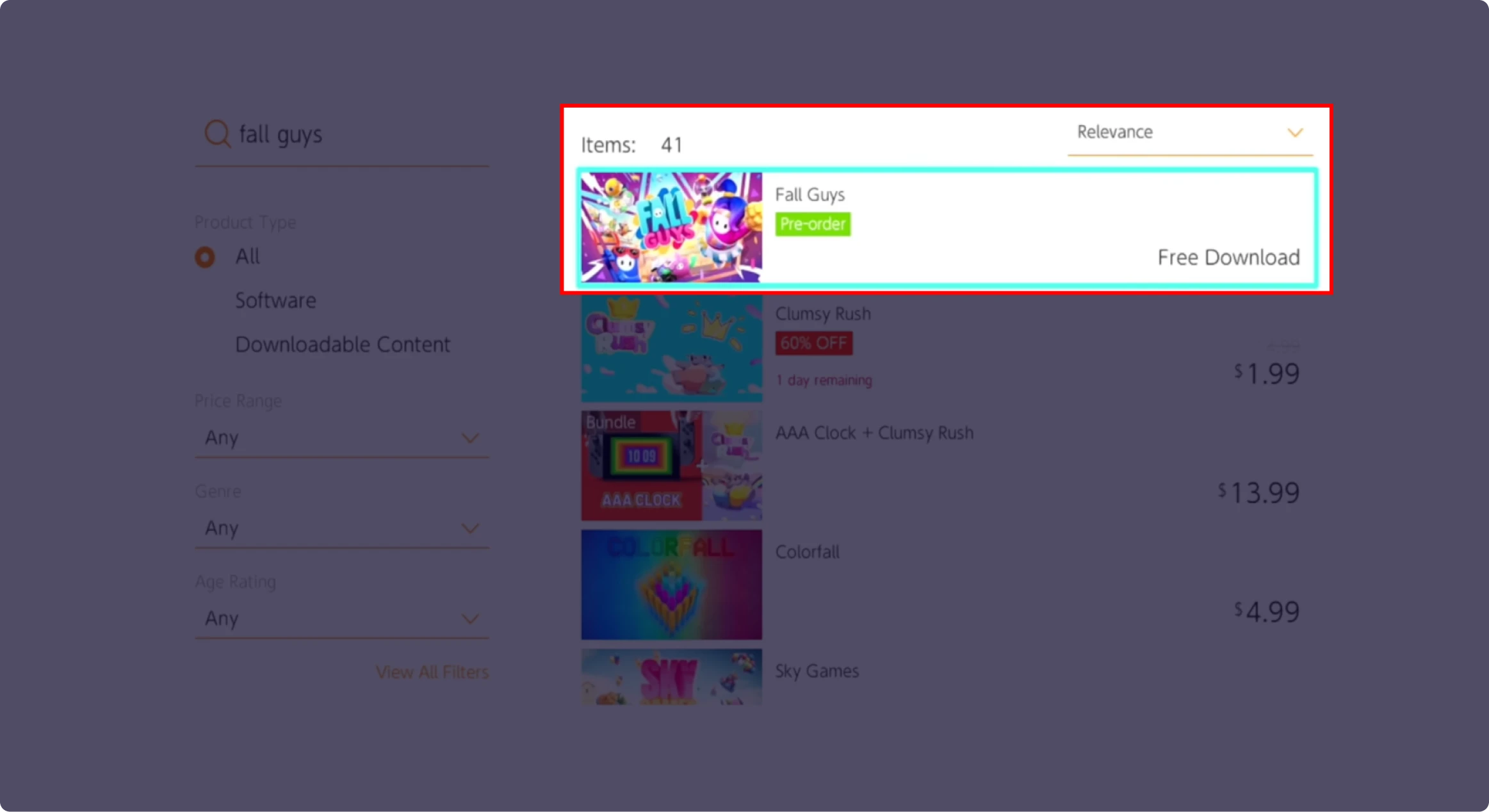 fall guys в списке