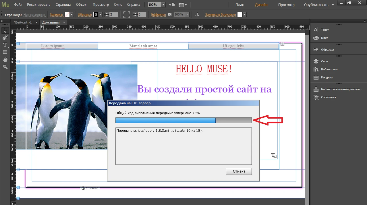 Загрузка по FTP