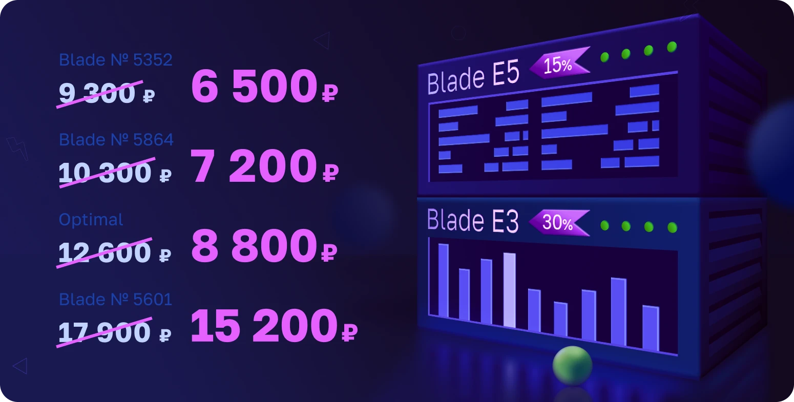 Скидки на выделенные сервера