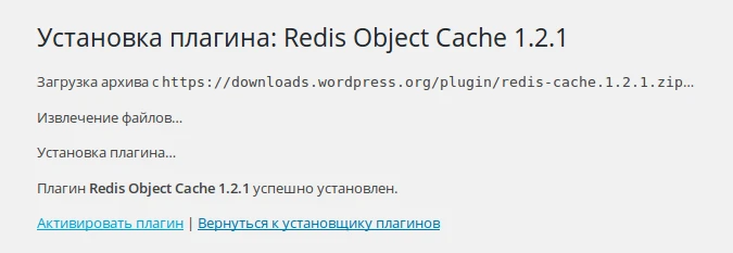Redis Object Cache