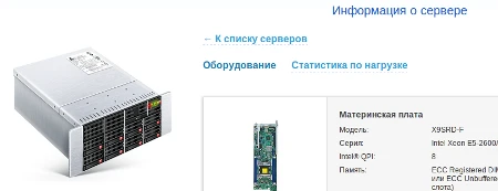 Информация о сервере