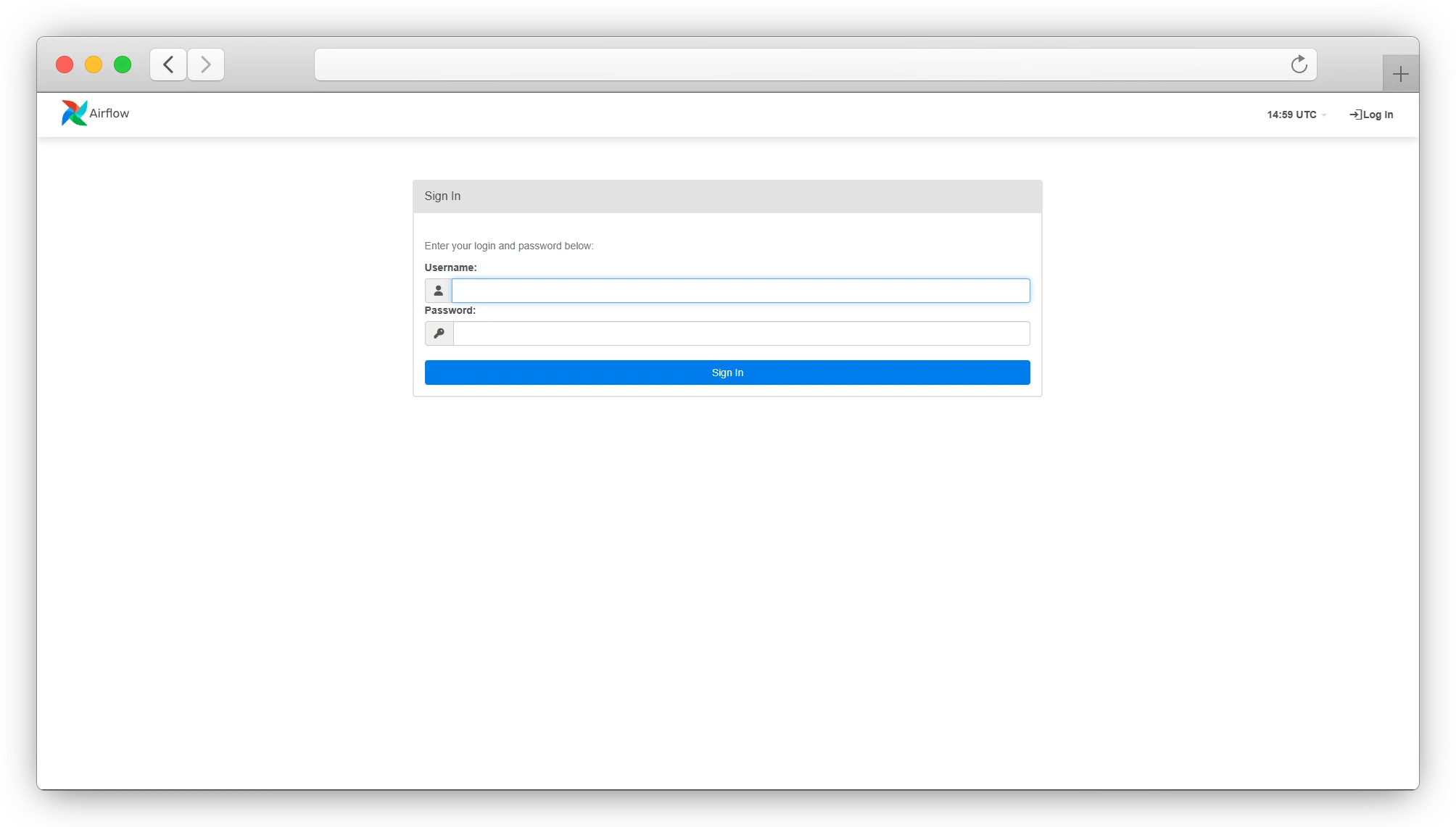 Superset Airflow username