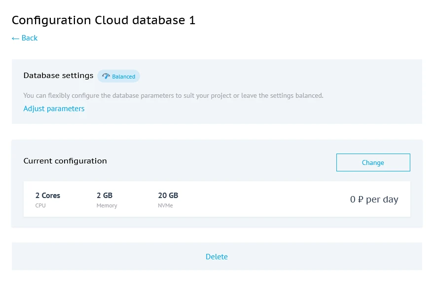 Section "Configuration"