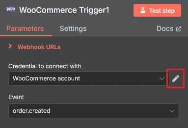 parameters WooCommerce